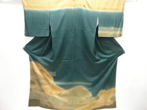 地紙に菊菖蒲模様訪問着